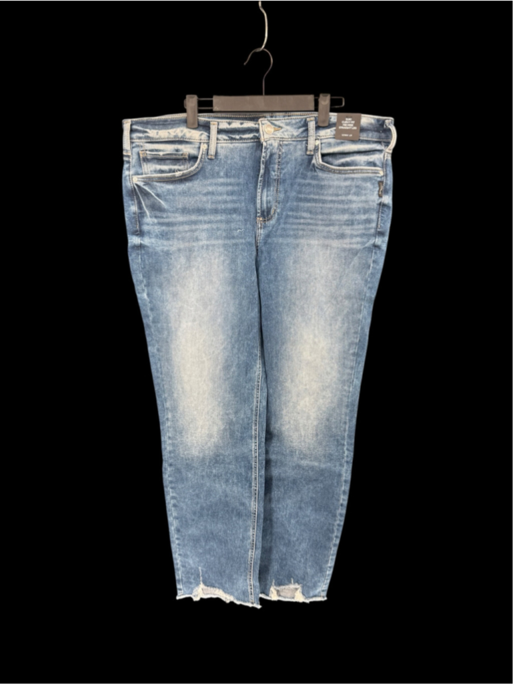 Women's Silver Jeans Co. Suki Curvy Fit Straight Leg Jeans Size 18 Blue